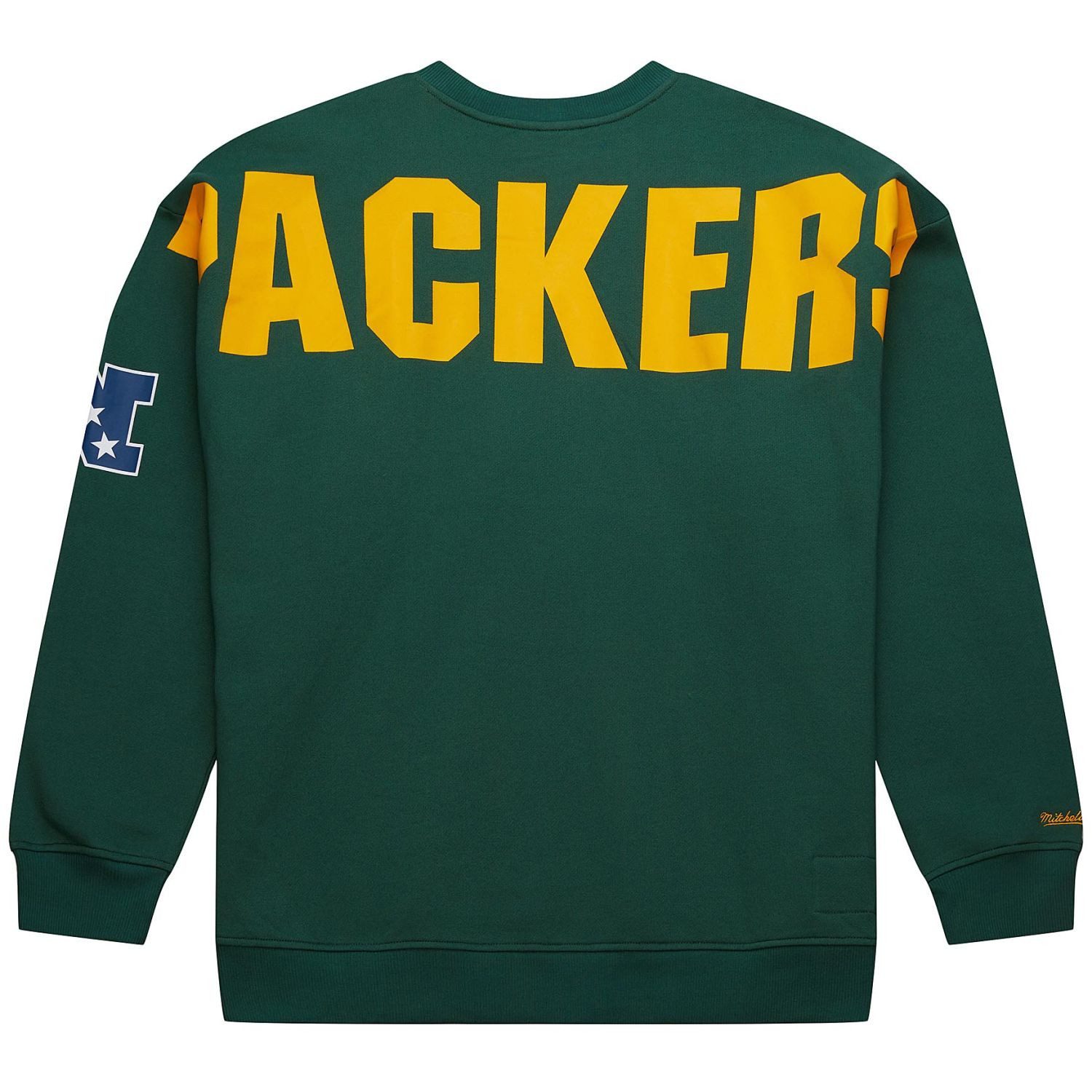 Mitchell & Ness Rundhalspullover BACKPRINT Green Bay Packers