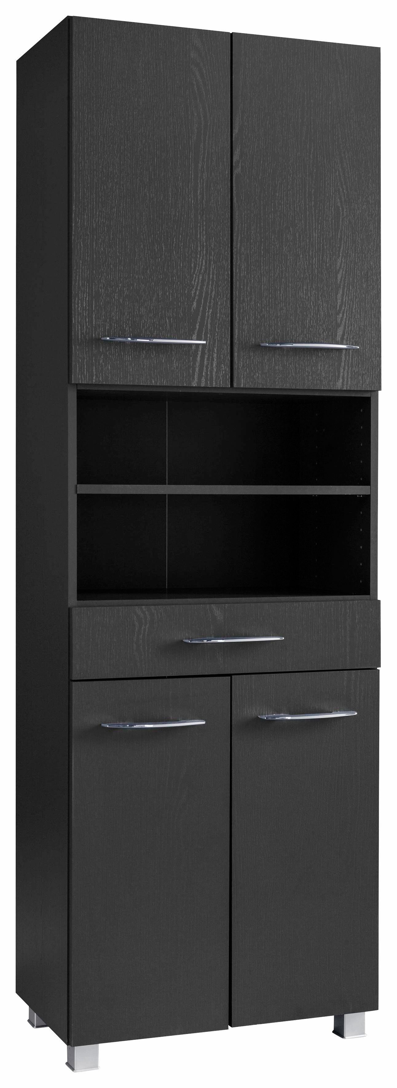 HELD MÖBEL Hochschrank Portofino graphit/graphit | Hochschränke