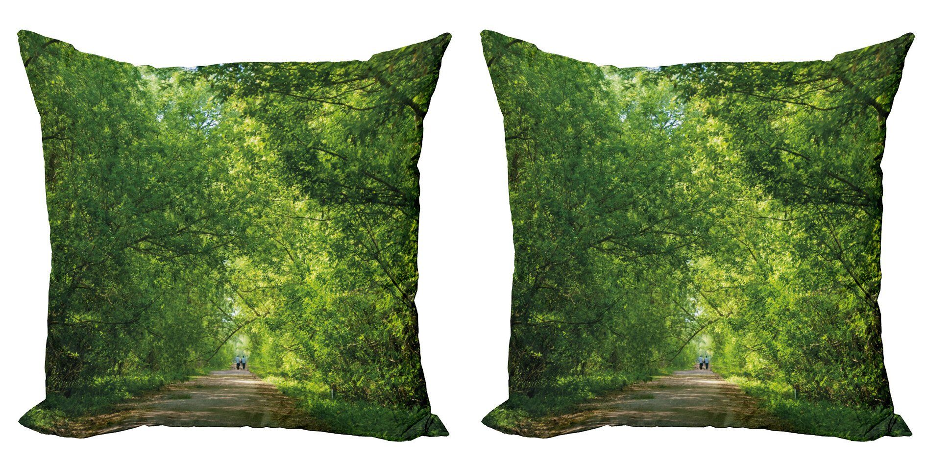 Kissenbezüge Modern Accent Canopy Wald Doppelseitiger Abakuhaus Stück), Landschaft Frischer (2 Digitaldruck