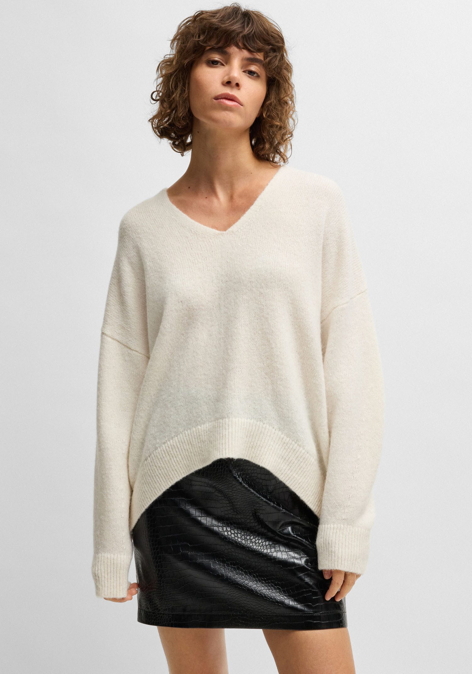 BOSS ORANGE Strickpullover Fondella Premium Damenmode günstig online kaufen