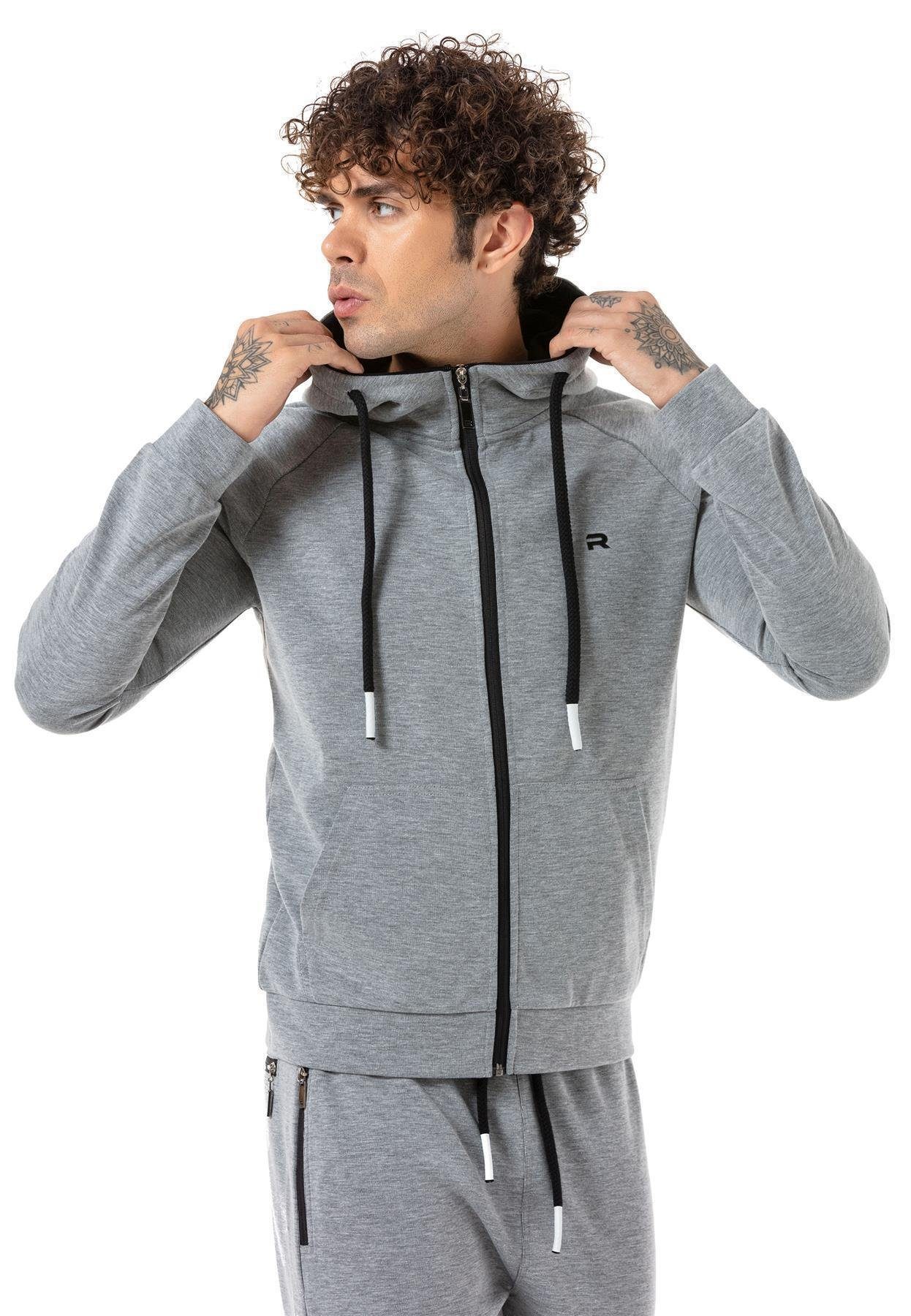 RedBridge Jogginganzug Red Bridge Herren Jogginganzug Sweat Jacke und Hose Set (Set, 2-tlg)