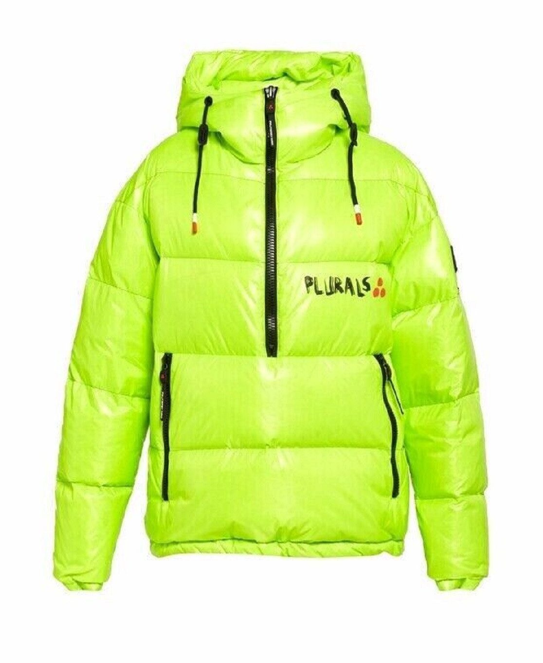 PEUTEREY Anorak Peuterey Damen Jacken, PEUTEREY PLURALS Damen Anorak Jacken, Neongrün Logo