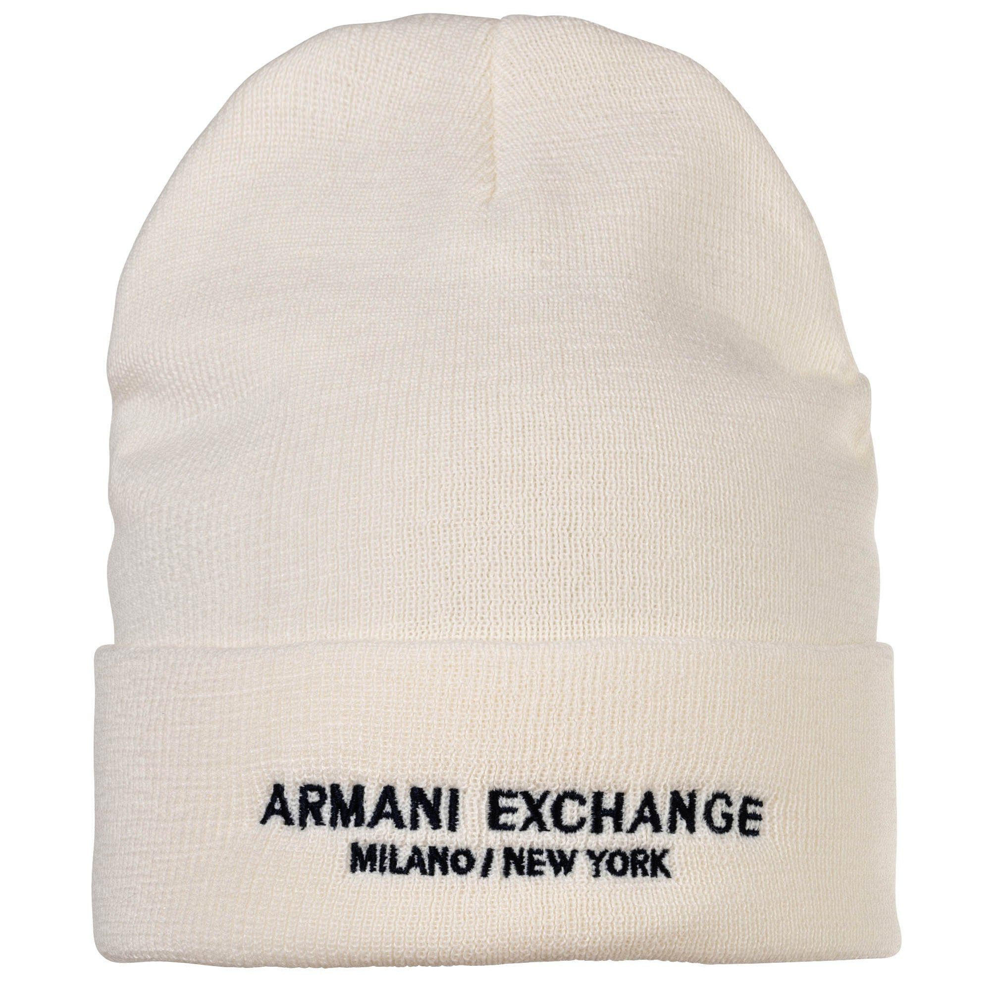 ARMANI EXCHANGE Beanie Herren Mütze Polyester Cappello Beanie günstig online kaufen