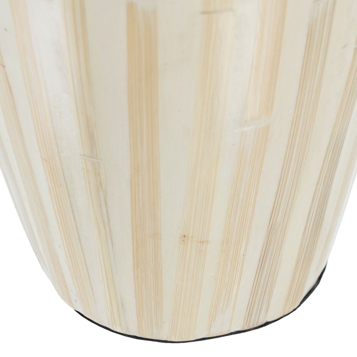 18 x 18 Beige cm Bigbuy Vase Bambus Dekovase x 52