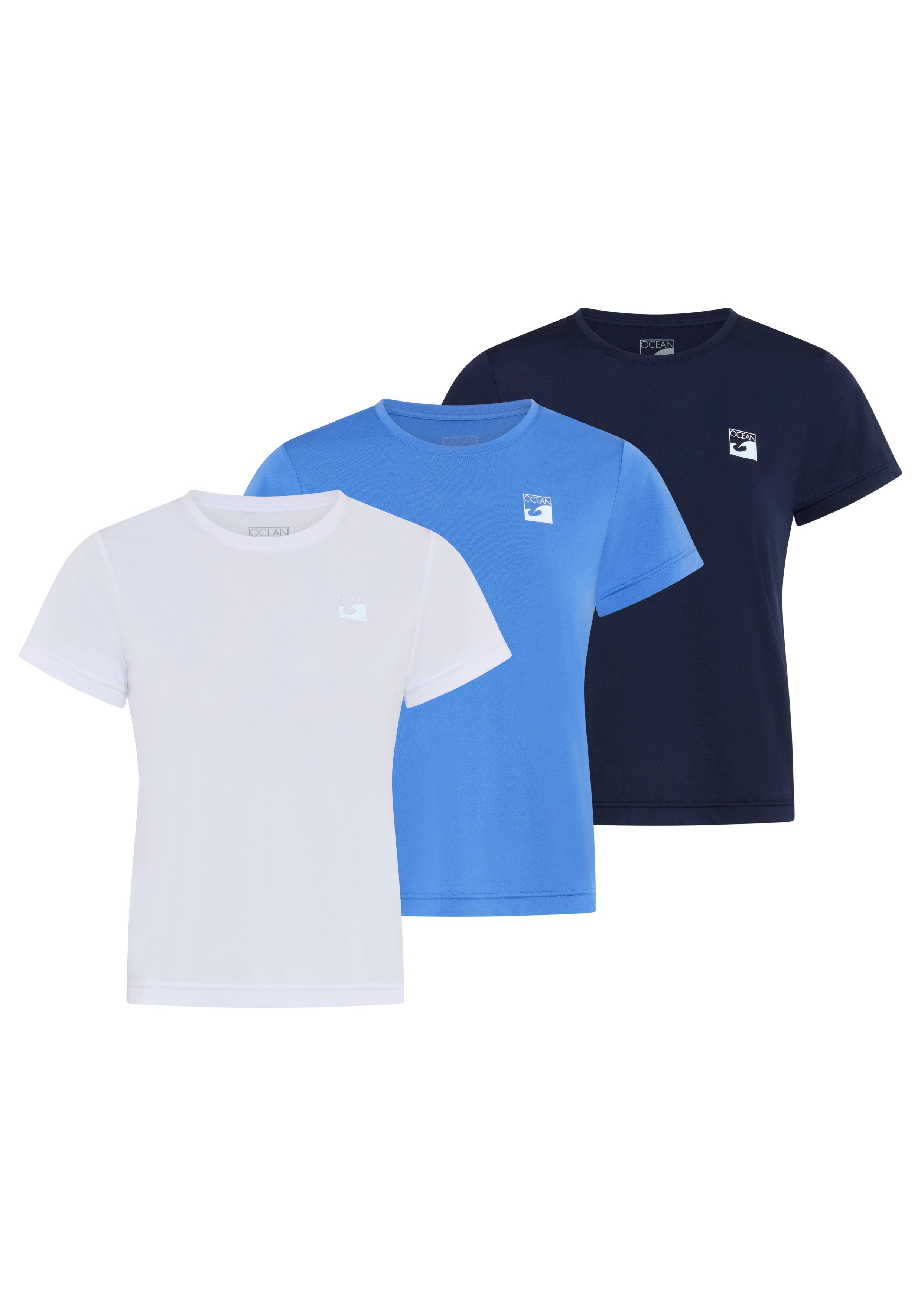 Ocean Sportswear Kurzarmshirt (3) figurbetonte Passform, hüftlange Schnittf günstig online kaufen