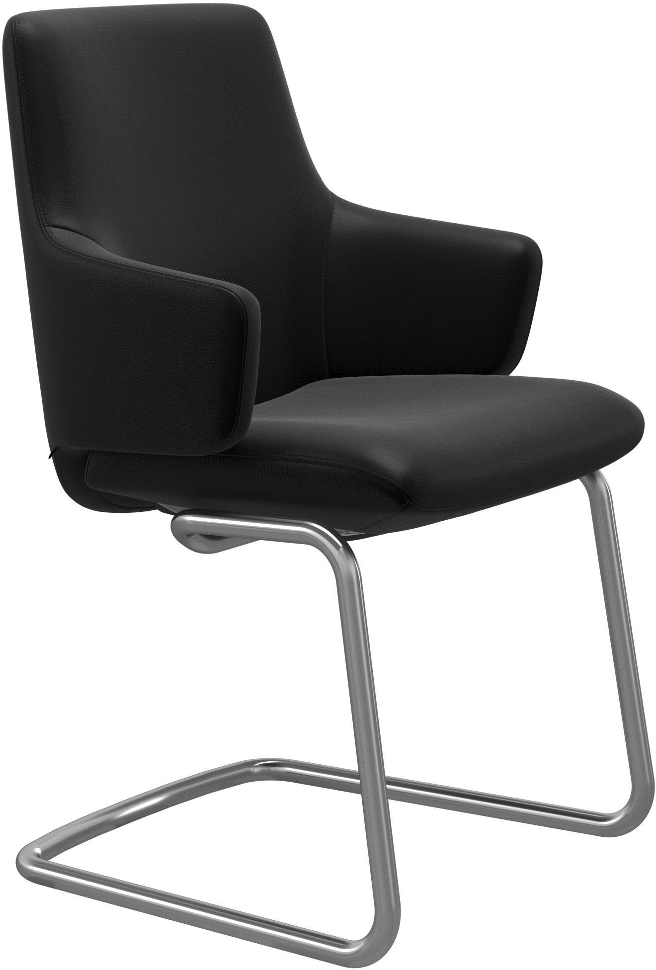 Laurel, Low Polsterstuhl matt Armlehne, Schwarz Größe Stressless® Back L, in aus mit mit Beinen Stahl