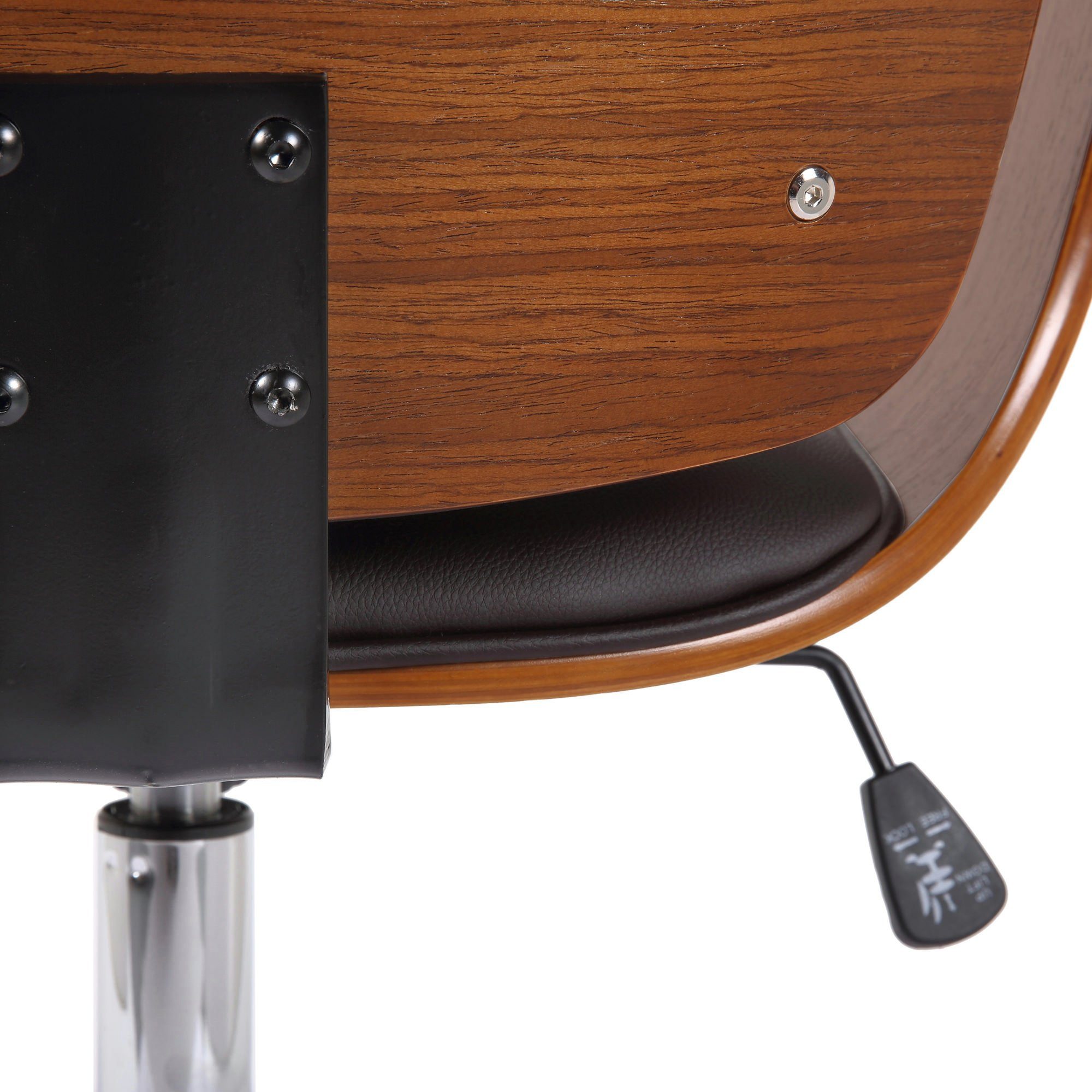 CLP Schreibtischstuhl Burbank, Höhenverstellbar, Wippmechanismus mit