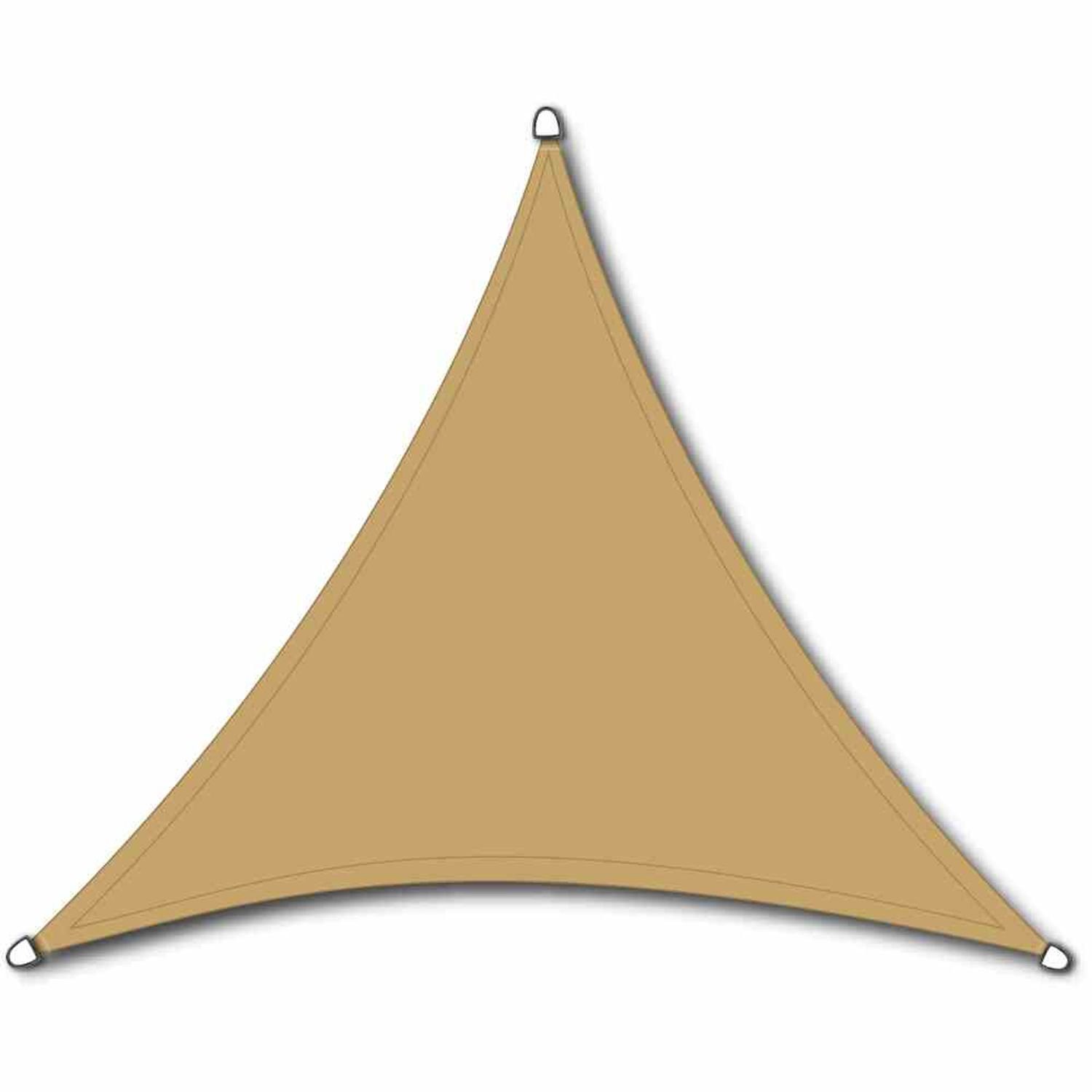 Siena Garden Sonnensegel Solino Sonnensegel sand 180g/m² HDPE, 3-eckig, 3,6x3,6x3,6m