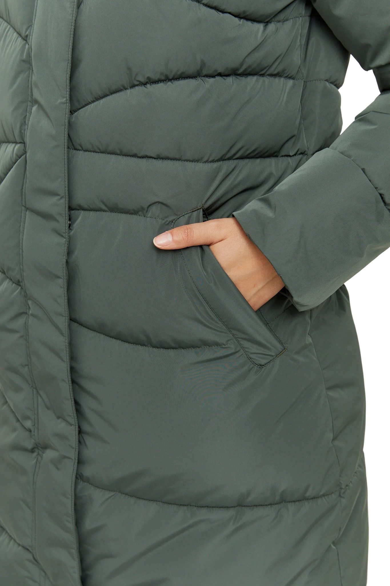 MAZINE Winterjacke WANDA COAT Grau Vegane Damen Winterjacke