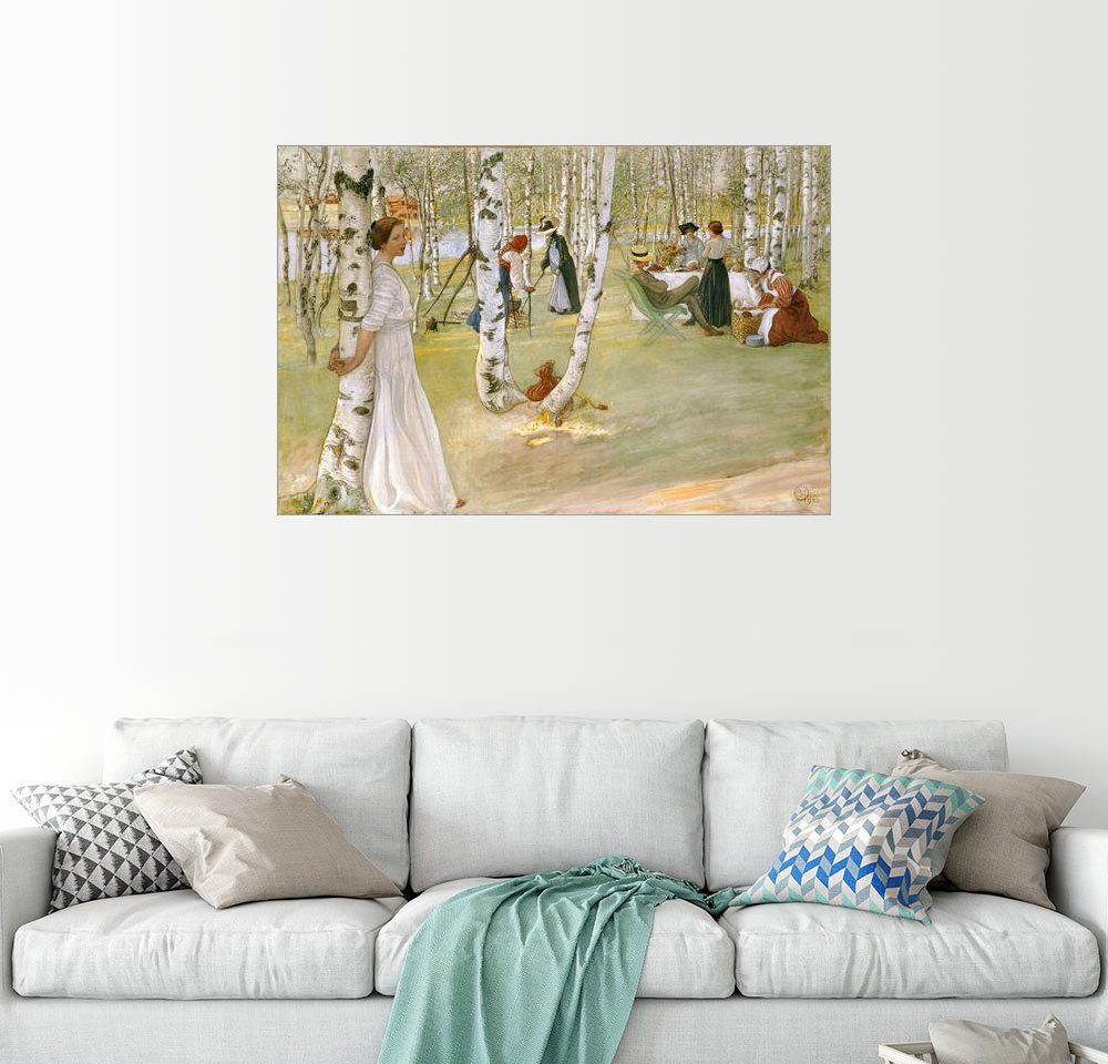Posterlounge Wandbild - Carl Larsson »Das Frühstück im ...