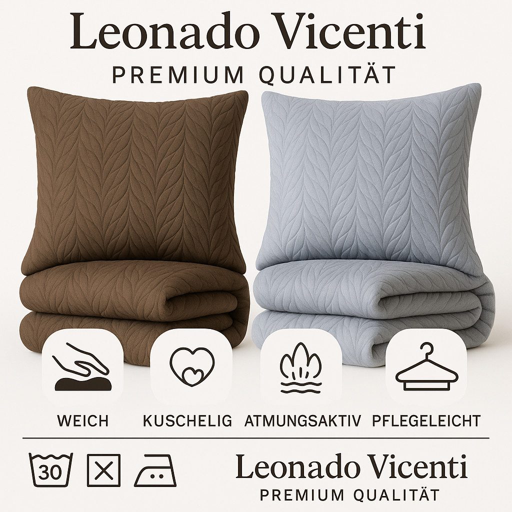Leonado Vicenti Bettwäsche Winter Plüsche Cashmere Touch Geblümt, 1 teilig, günstig online kaufen