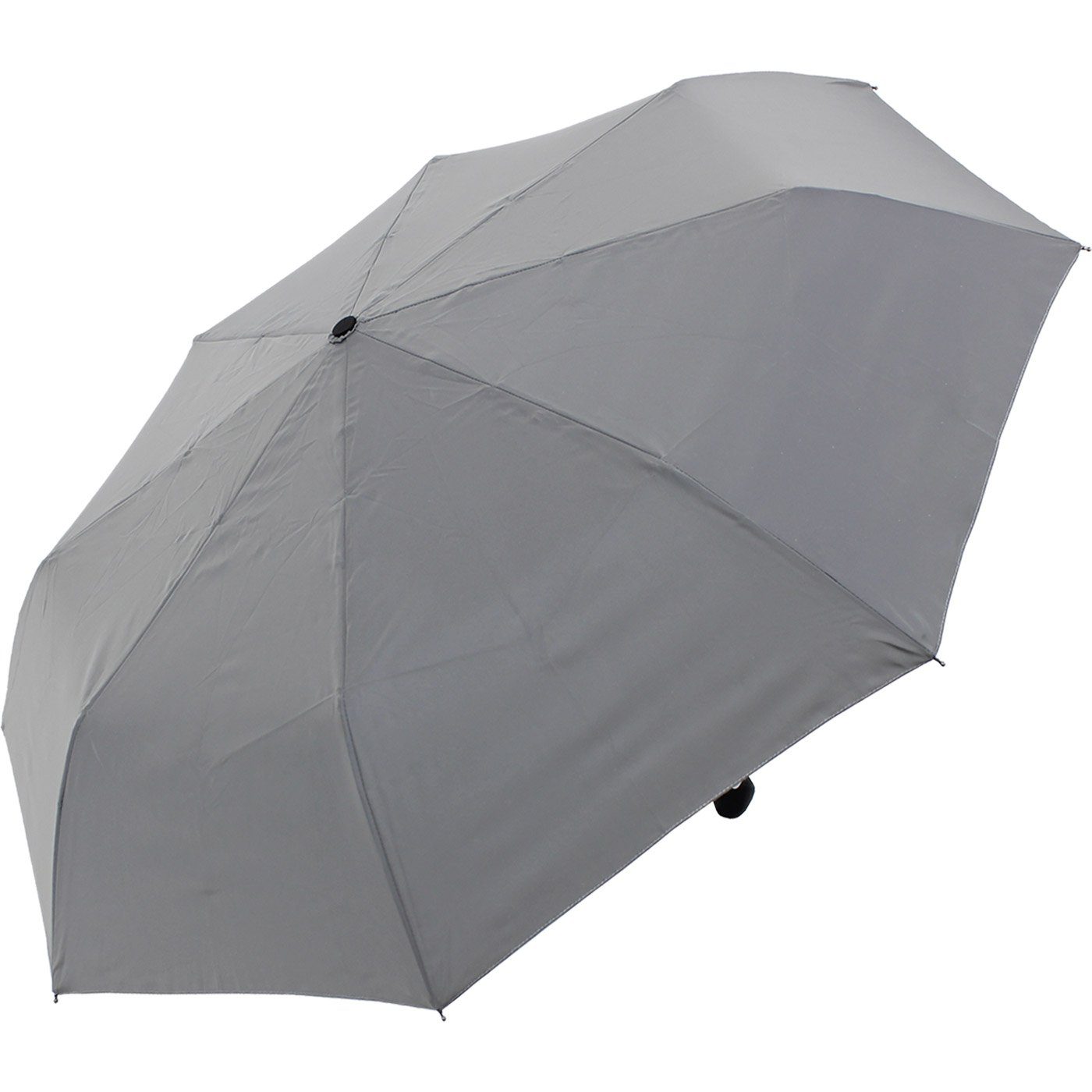 iX-brella Taschenregenschirm First Class full reflective - mit Auf-Zu-Automatik, mit vollständig reflektierendem Dach und UV-Schutz