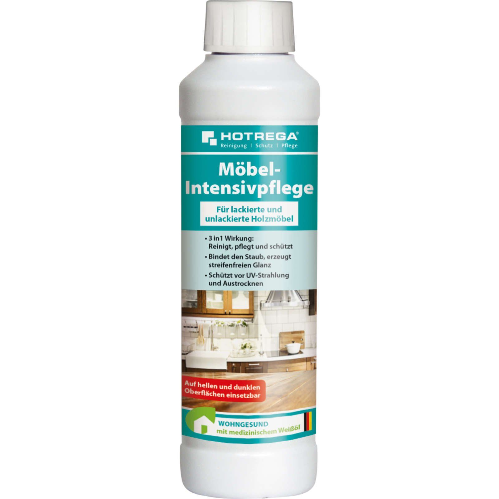 HOTREGA® Möbel Intensivpflege Reinigung Holzpflege Möbelpflege Politur 250ml Möbelreiniger