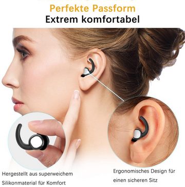 Coonoor Gehörschutzstöpsel Ohrstöpsel zum Schlafen, Ohrstöpsel zur Lärm-Reduktion, Ohrenstöpsel für wiederverwendbarer Silikon High Fidelity Gehörschutz