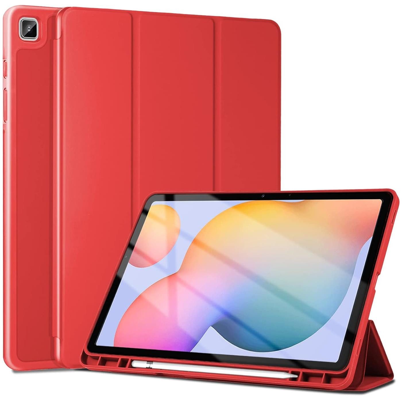 CoolGadget Tablet-Hülle Smart Cover für Samsung Galaxy Tab A7 10.4 T500 27,9 cm(11,0 Zoll), Schutz Tasche aufstellbar mit Stift Halter für Galaxy Tab A7 10.4 T500