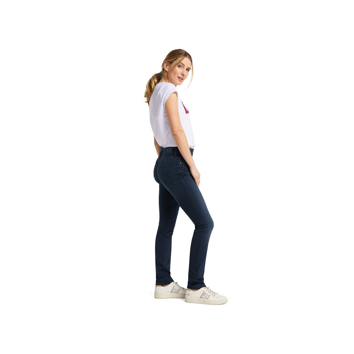 MUSTANG 5-Pocket-Jeans grau (1-tlg) regular