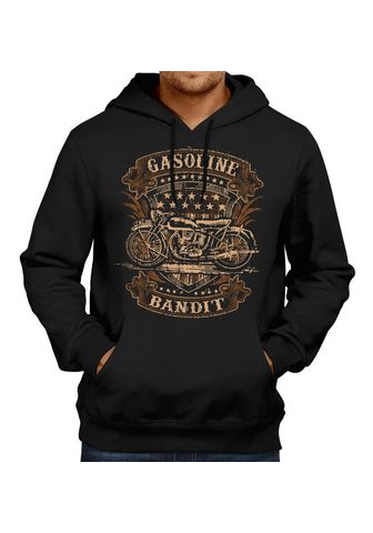 GASOLINE BANDIT ® пуловер с капюшоном