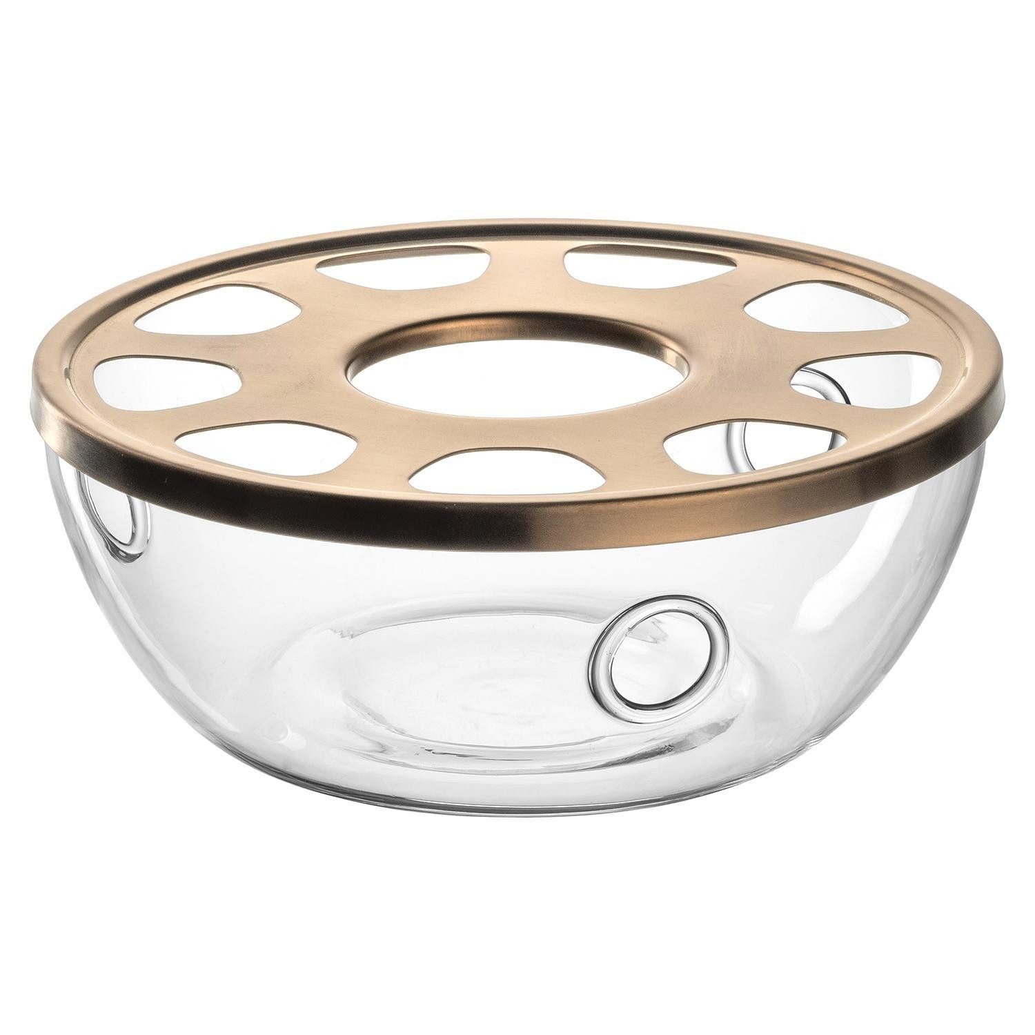 LEONARDO Stövchen Stövchen TE PER TE, Transparent, Ø 16 cm, (1-tlg), Borosilikatglas