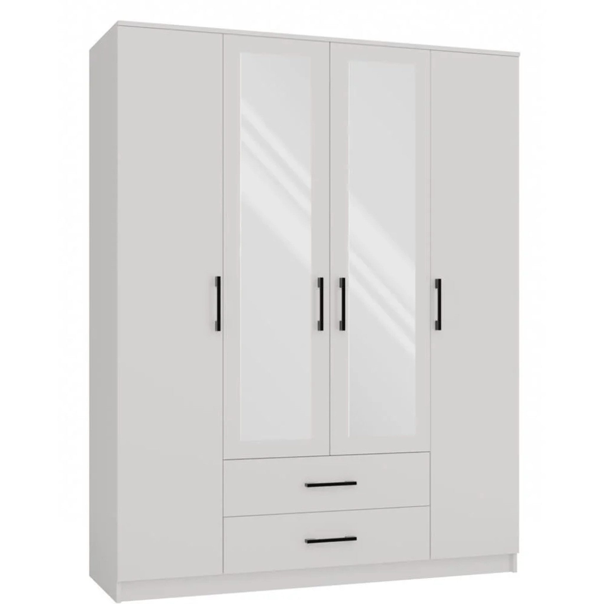 Beautysofa Drehtürenschrank Noah (160 cm Breite modernes Schrank) günstig online kaufen