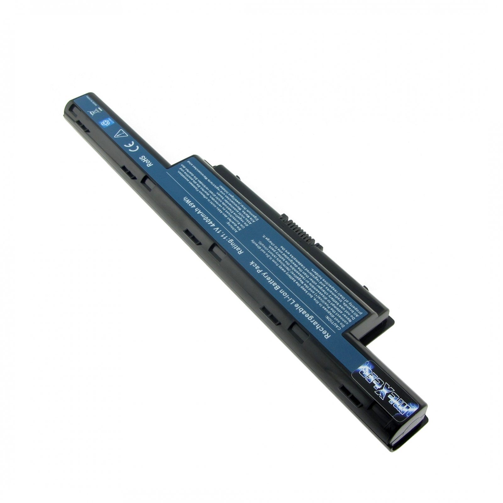 MTXtec Akku 48 4400mAh Aspire Lithium-Ionen für 6 Wh, (LiIon) Zellen, 11.1V, Laptop-Akku, LiIon, 7741G ACER