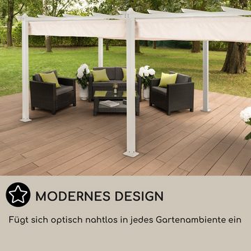 blumfeldt Pavillon Pantheon, (Set, Set), Terrassenüberdachung Grillpavillon Gartenpavillon Sonnenschutz