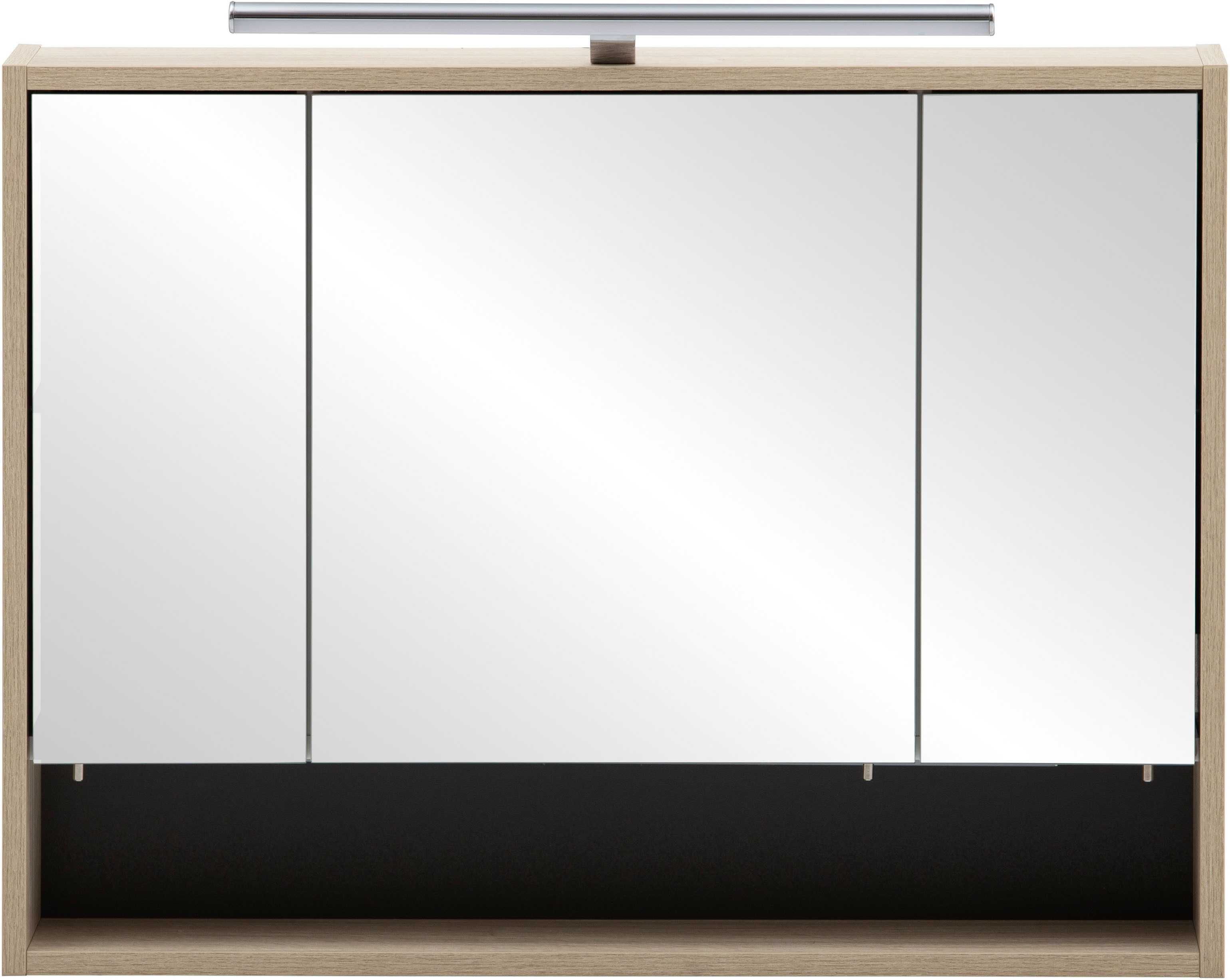 Schildmeyer Spiegelschrank SONDERBY, inkl. Beleuchtung, Breite 60 cm, 3 Türen, MADE IN GERMANY (1-St) Türen mit Anschlagdämpfung, MADE IN GERMANY