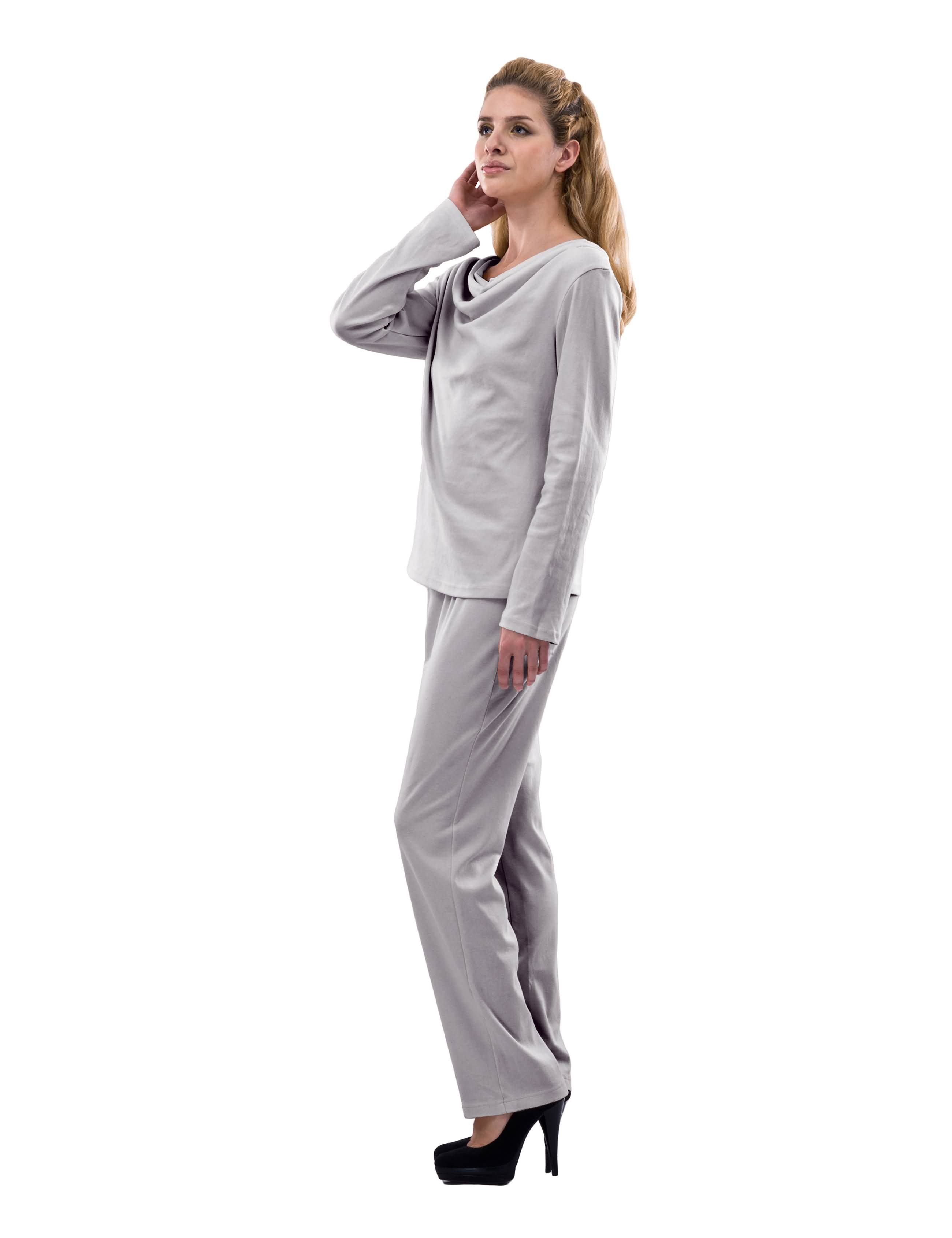 M-Diamant Schlafanzug Damen Hausanzug Schlafanzug atmungsaktiv Freizeitanzu günstig online kaufen