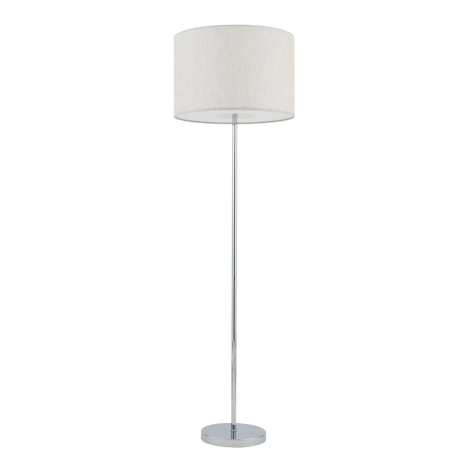 Licht-Erlebnisse Stehlampe DUNAI, ohne Leuchtmittel, E27 154 cm rund Modern Stehleuchte