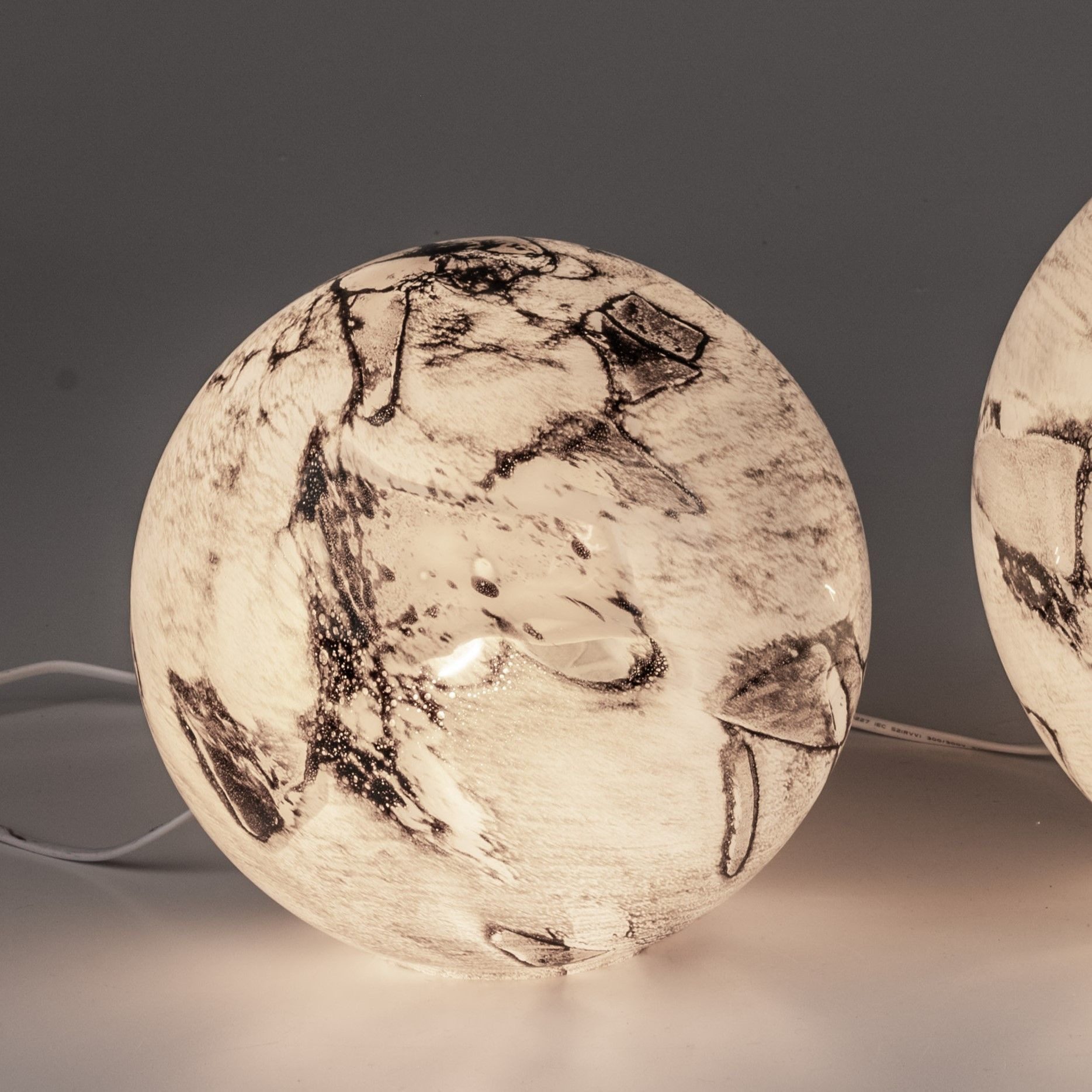 formano Kugelleuchte Marmor, Farbe: Grau, Motiv: Marmor