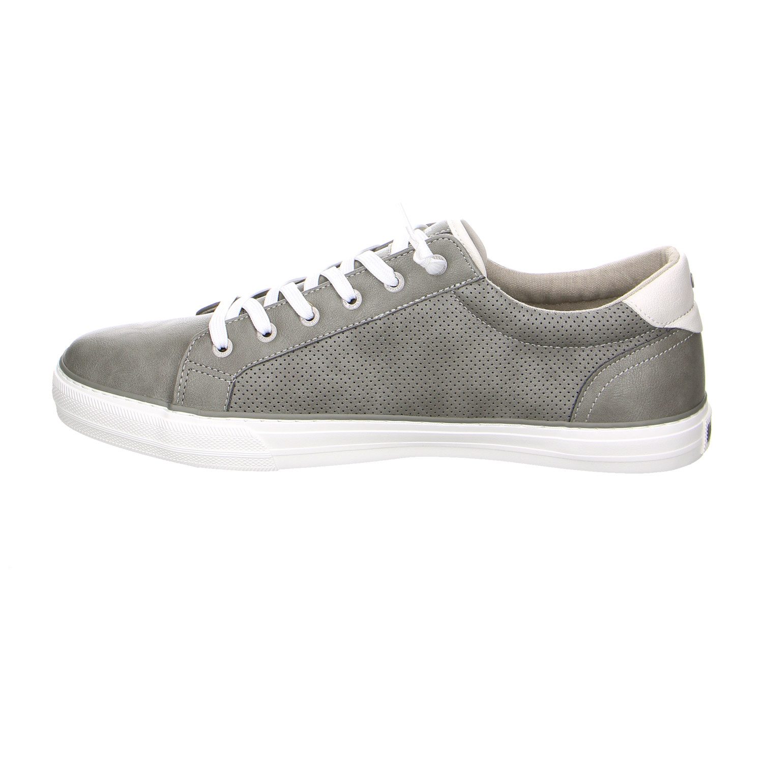 Mustang Shoes Mustang Synthetik Schnürschuhe grau Schnürschuh