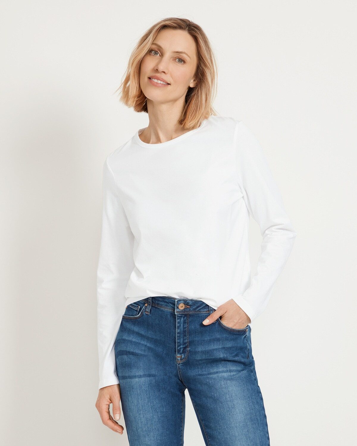 Brigitte von Schönfels Langarmshirt Langarm-Shirts im Doppelpack