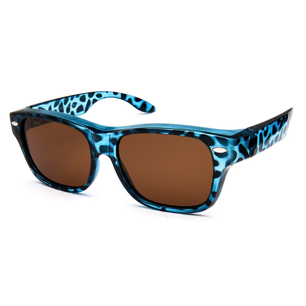 Sonnenbrille Polarisierte Überzieh Sonnenbrille Überziehbrille Fit Over 5037 Blau