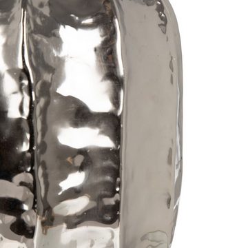 Bigbuy Dekovase Vase 30,5 x 30,5 x 56 cm Silber Aluminium