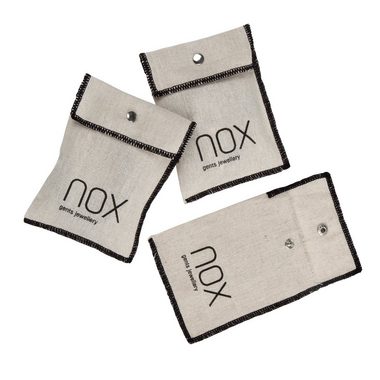 NOX Armband »Edelstahl Leder schwarz«