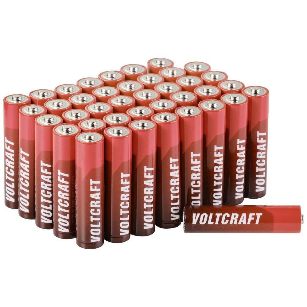 VOLTCRAFT SE Micro-Batterien, 40er VC-11888965 Batterie