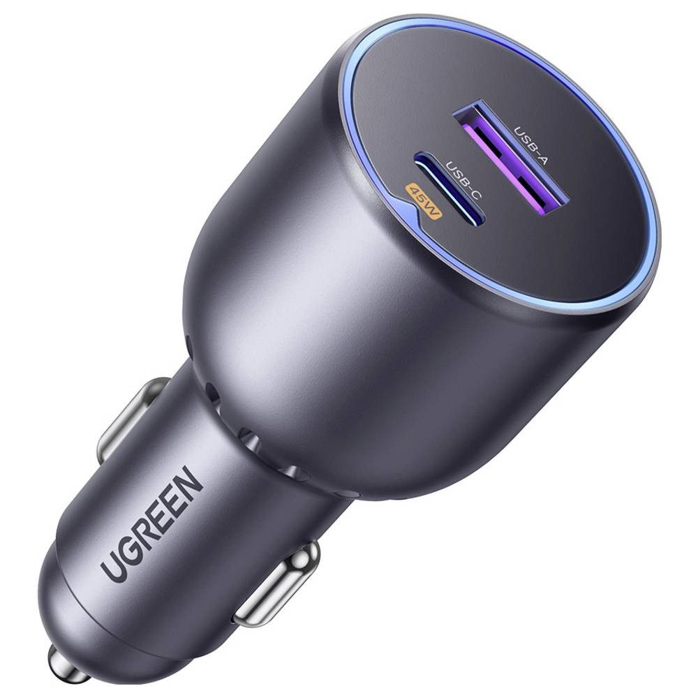 UGREEN EC701 63W Car Charger 1A1C Kfz Ladegerät 63 W 1x USB-A, 1x USB-C® USB-Ladegerät (USB Power Delivery (USB-PD)