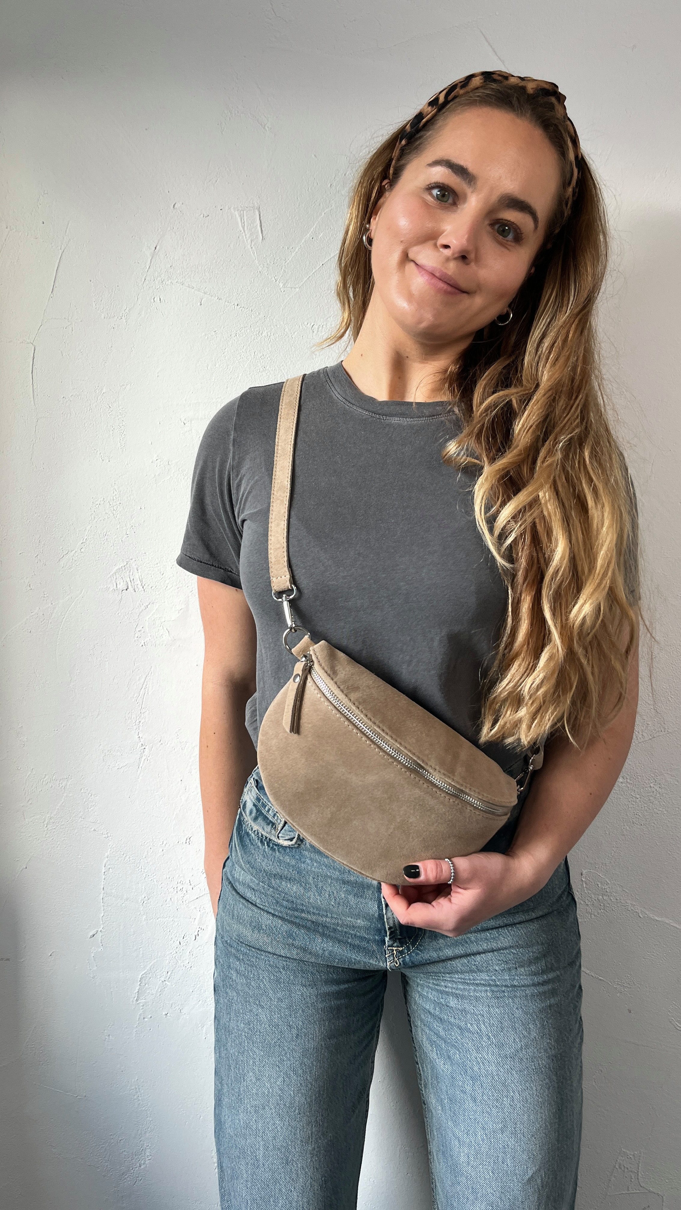 lePelou Bauchtasche VALENTINA IN BEIGE MIT günstig online kaufen