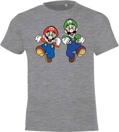 Youth Designz T-Shirt Kinder Baby T-Shirt Mario & Luigi mit modischem Print