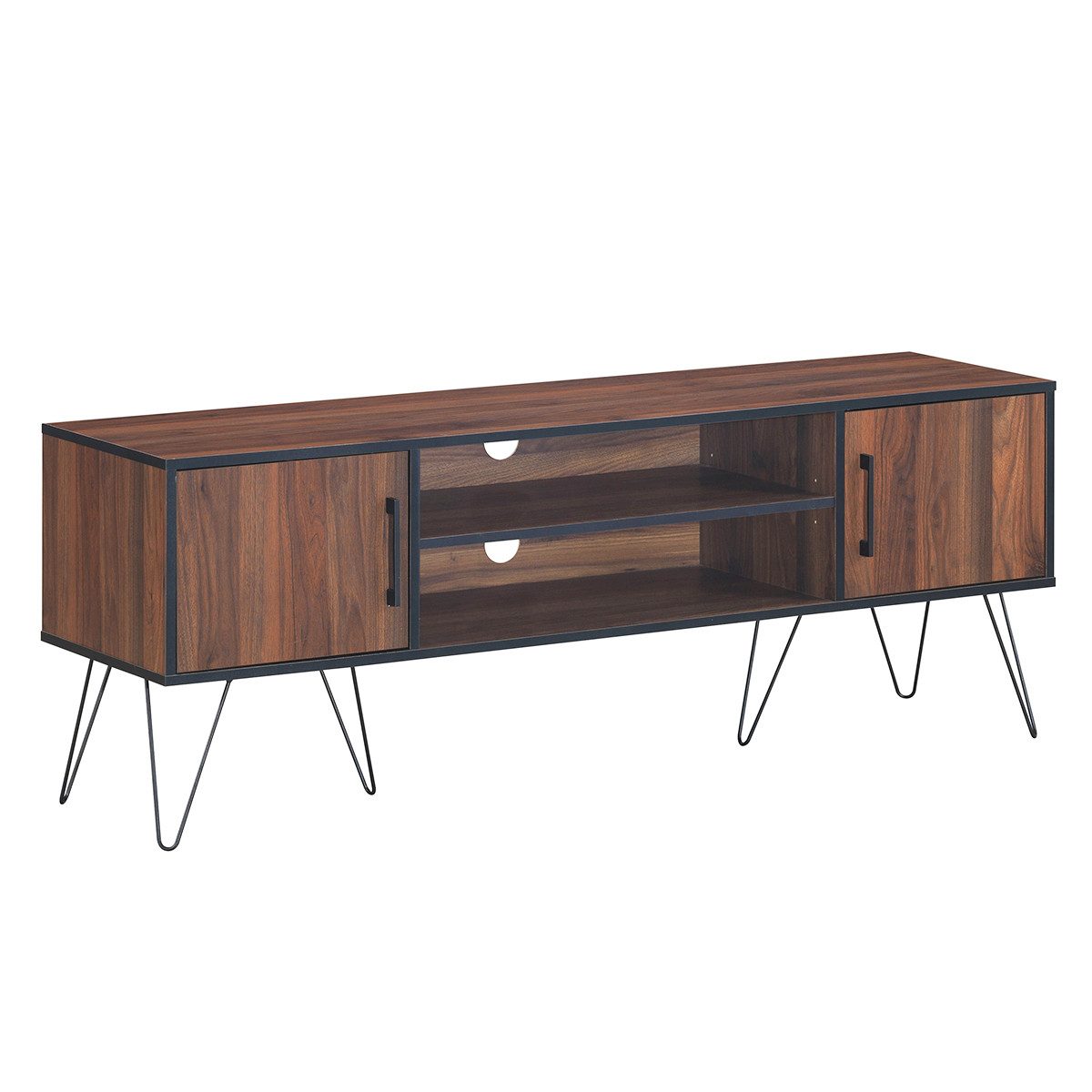 COSTWAY TV-Schrank mit verstellbarem Regal,bis 60 günstig online kaufen