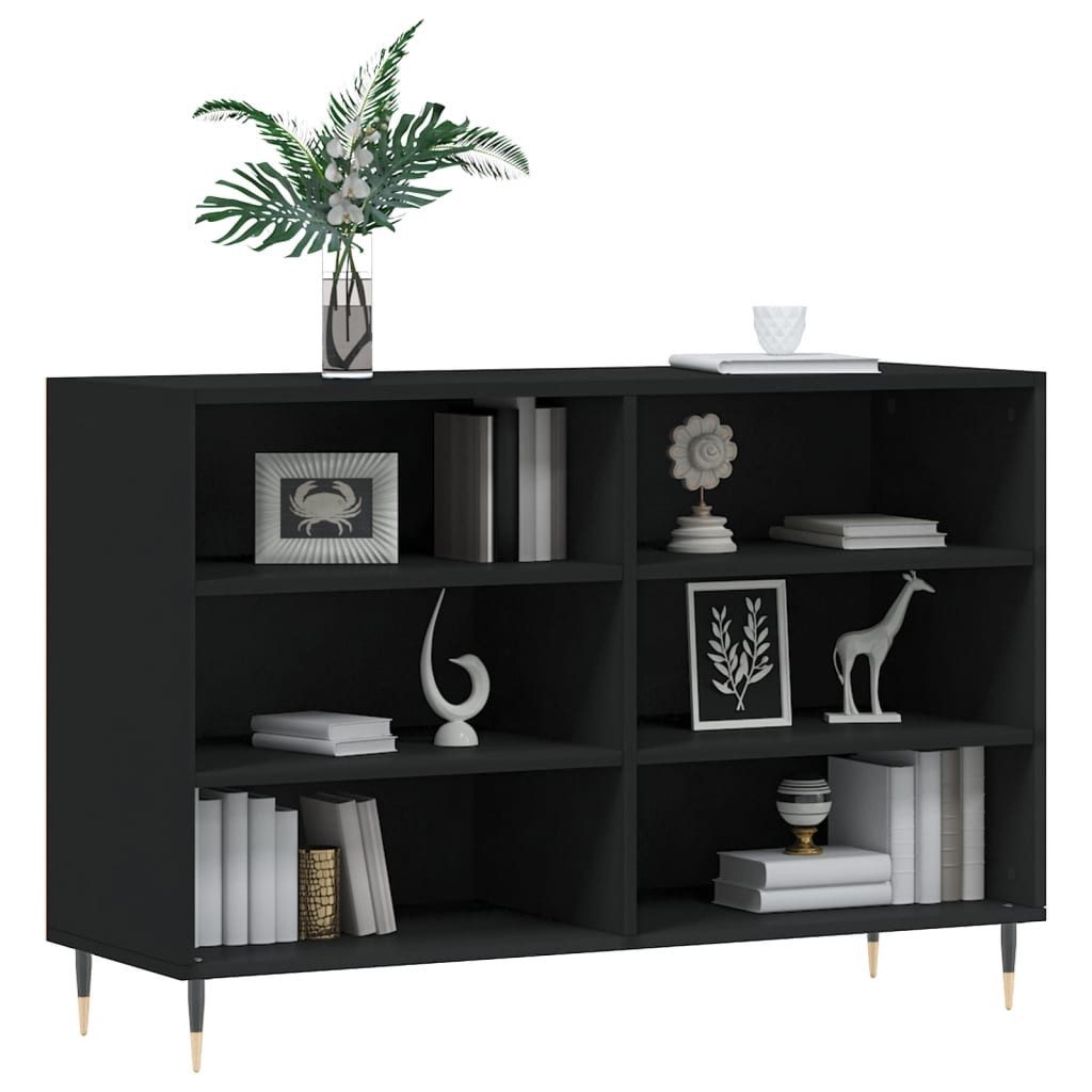 vidaXL Sideboard Sideboard Schwarz 103,5x35x70 cm günstig online kaufen