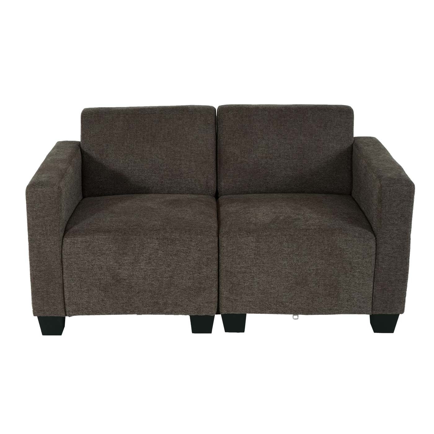 MCW 2-Sitzer Moncalieri-2-S, 2 Teile, Clipsystem, Moderner Lounge-Stil, Abgerundete Ecken und Kanten