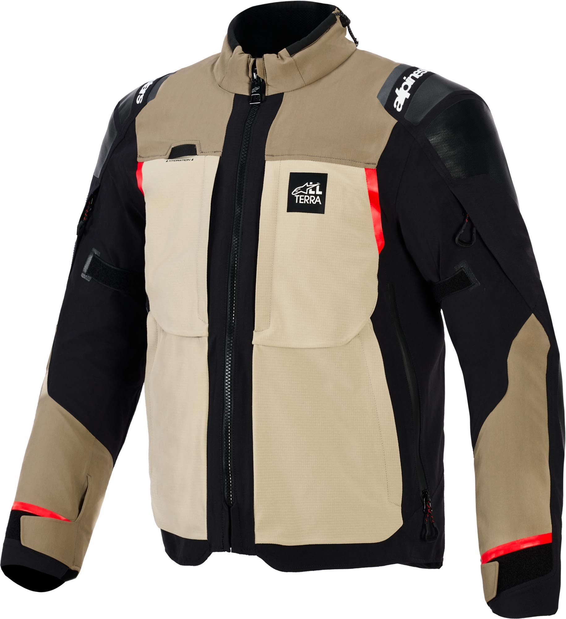 Alpinestars Motorradjacke Andes Pro Drystar XF wasserdichte Motorrad Textiljacke 3-Lagen-Laminat,Airbag vorbereitet,vorbereitet für Trinksystem,El