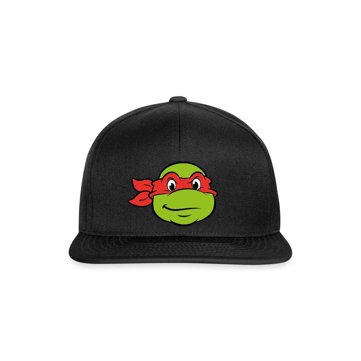 Spreadshirt Snapback Cap Teenage Mutant Ninja Turtles Raphael Kostüm Karneval Snapback Cap (1-St)
