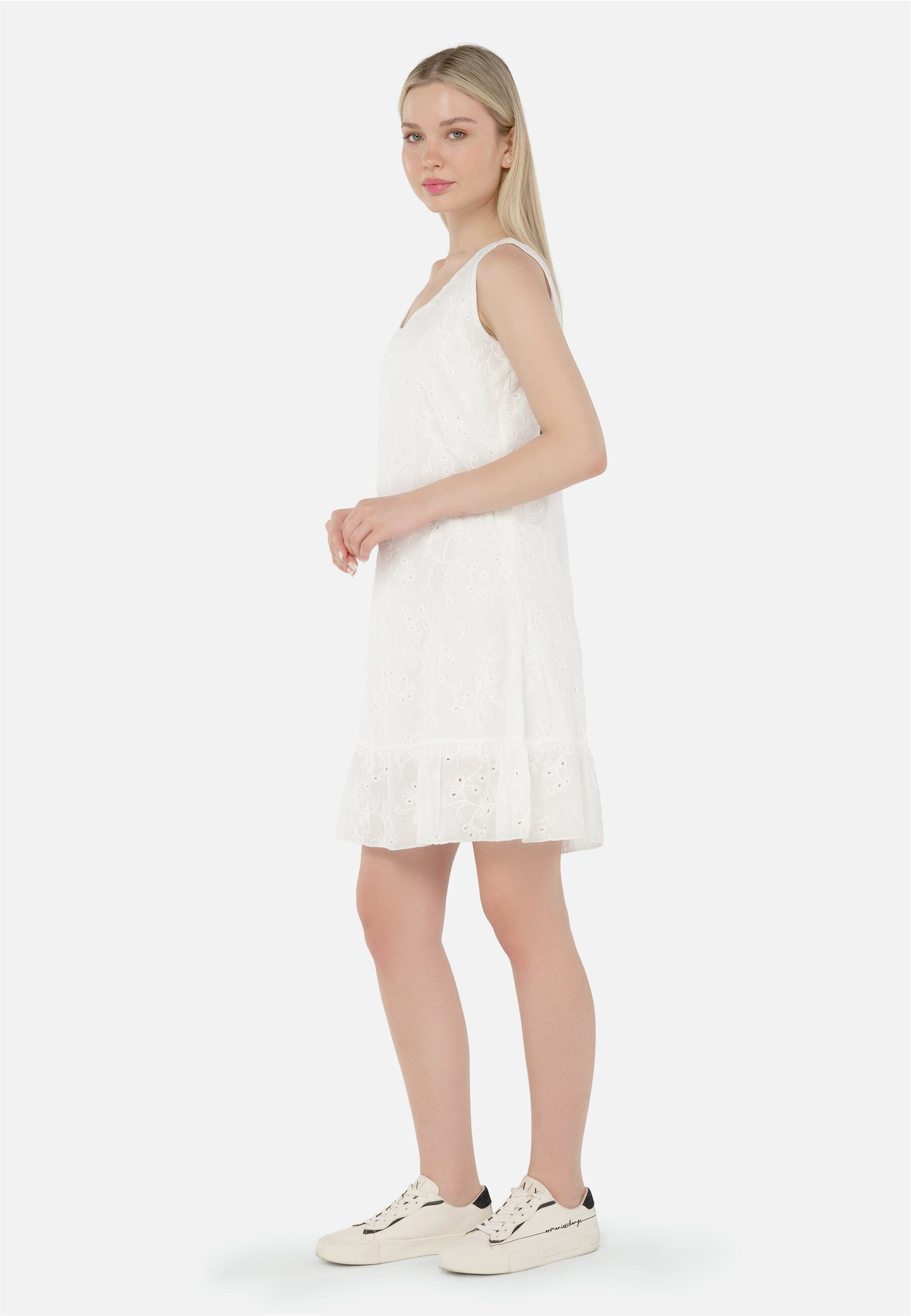 freshlions Jerseykleid Avery (1-tlg) mit gerafftem Faltenrock günstig online kaufen