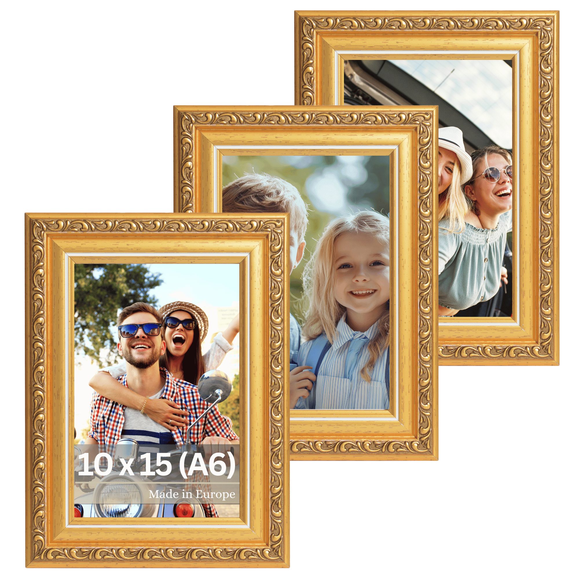 Victor (Zenith) Bilderrahmen Chagall, Antiker Bilderrahmen Set Gold 10x15 c günstig online kaufen