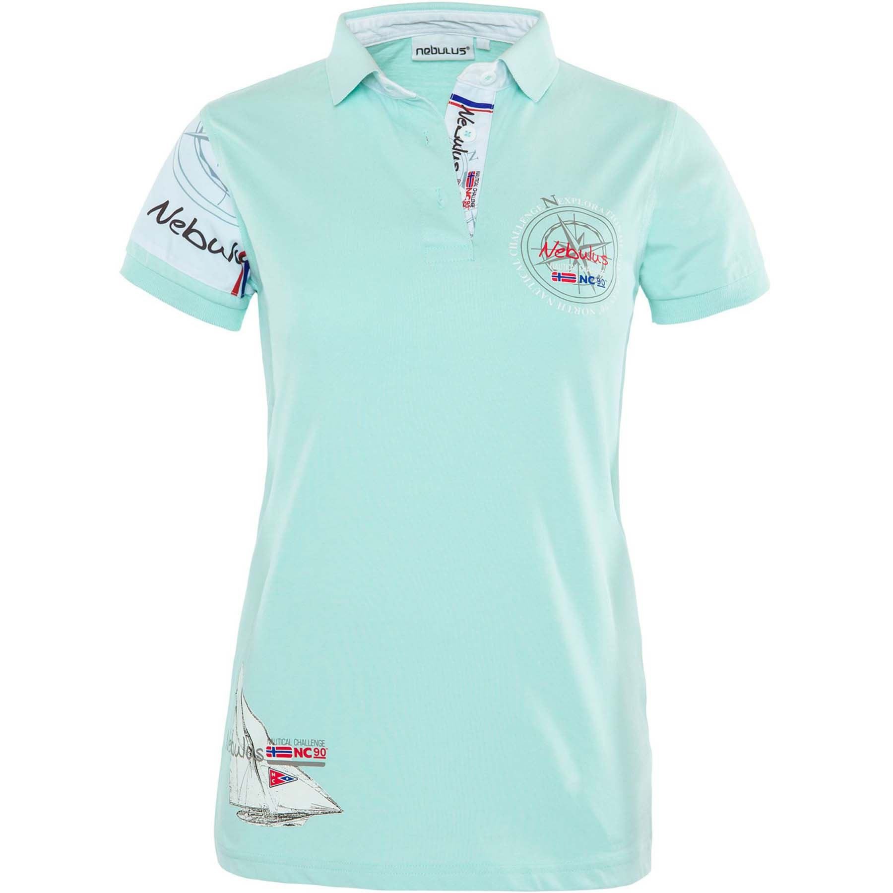 Nebulus Poloshirt DEEP BLUE, Q2355 - Damen, mint, XL/42