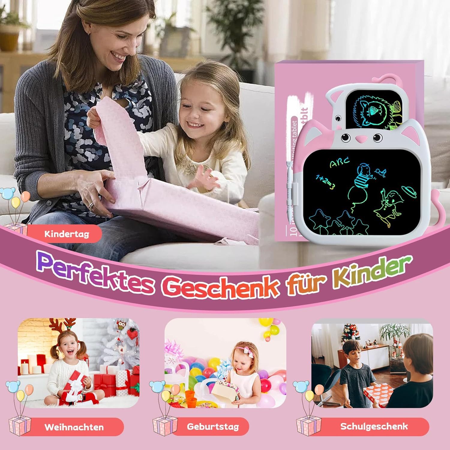 SURFOU Zaubertafel LCD Schreibtafel 10 Zoll günstig online kaufen
