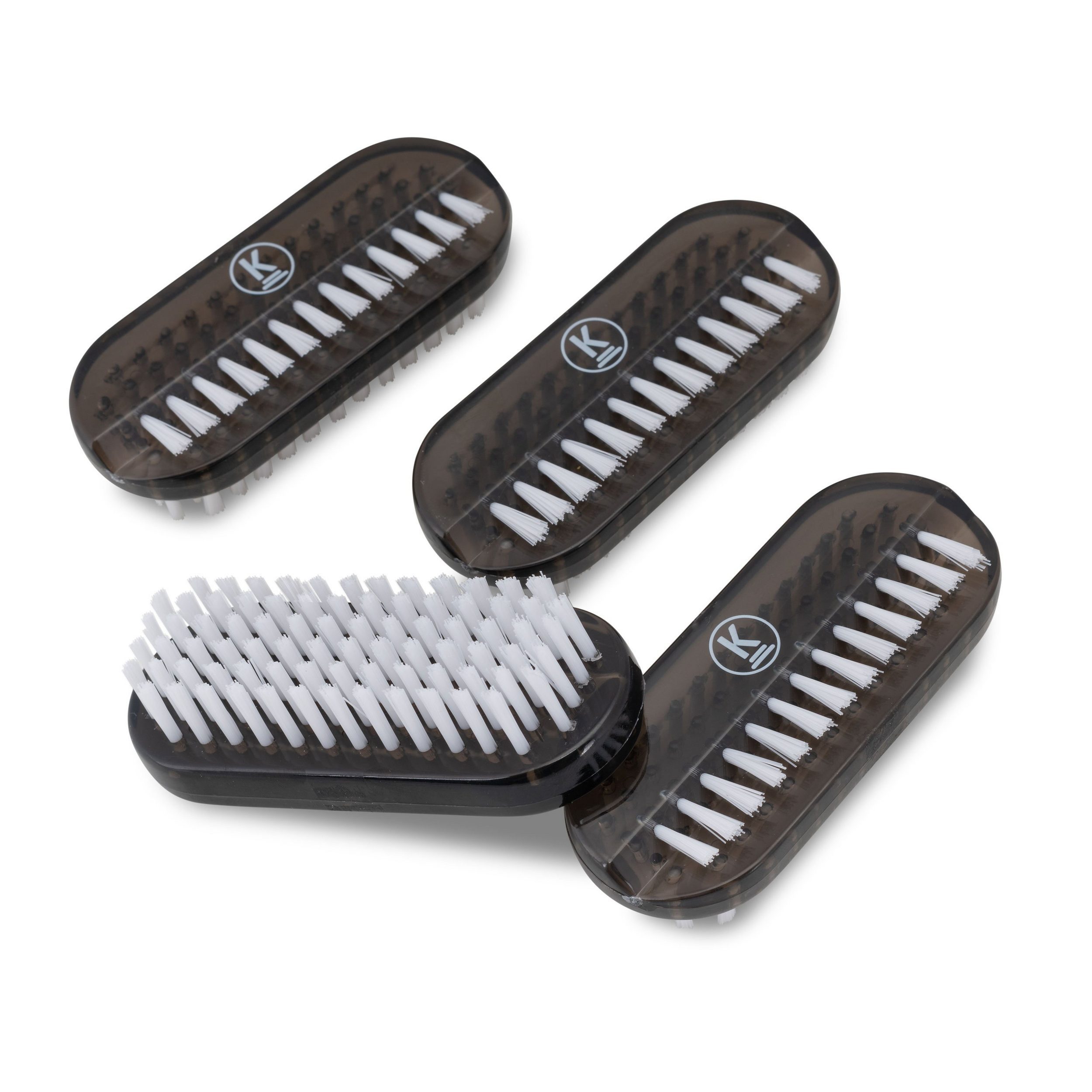 K-Pro Nagelbürste Handbürste Nagelbürste für Gelnägel, doppelseitig, Set, 4-tlg., 4er, doppelseitige nagelbürste, nagelbürsten, mehrzweck nagelbürste