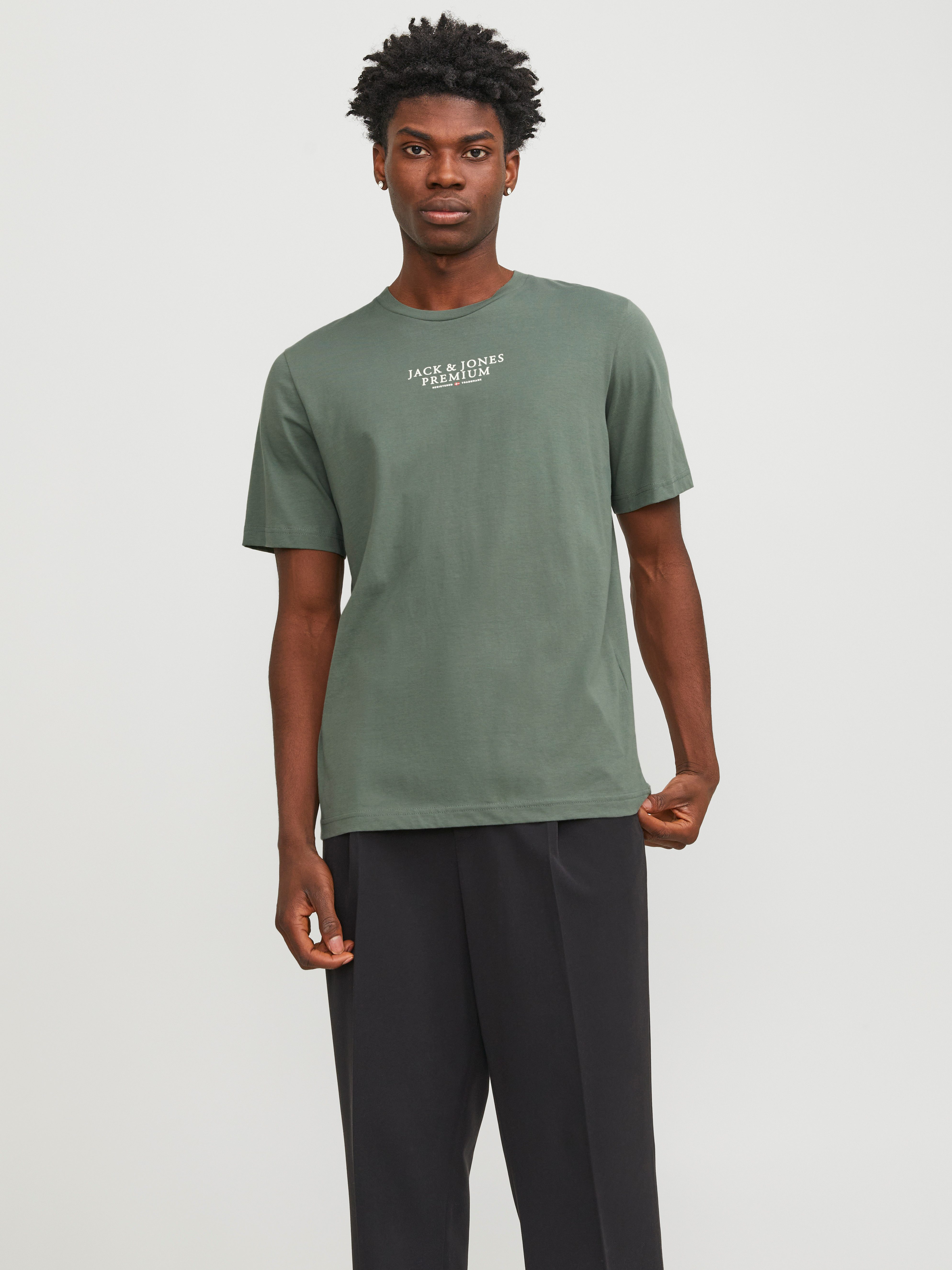 Jack & Jones T-Shirt BLUARCHIE TEE mit Logo Print