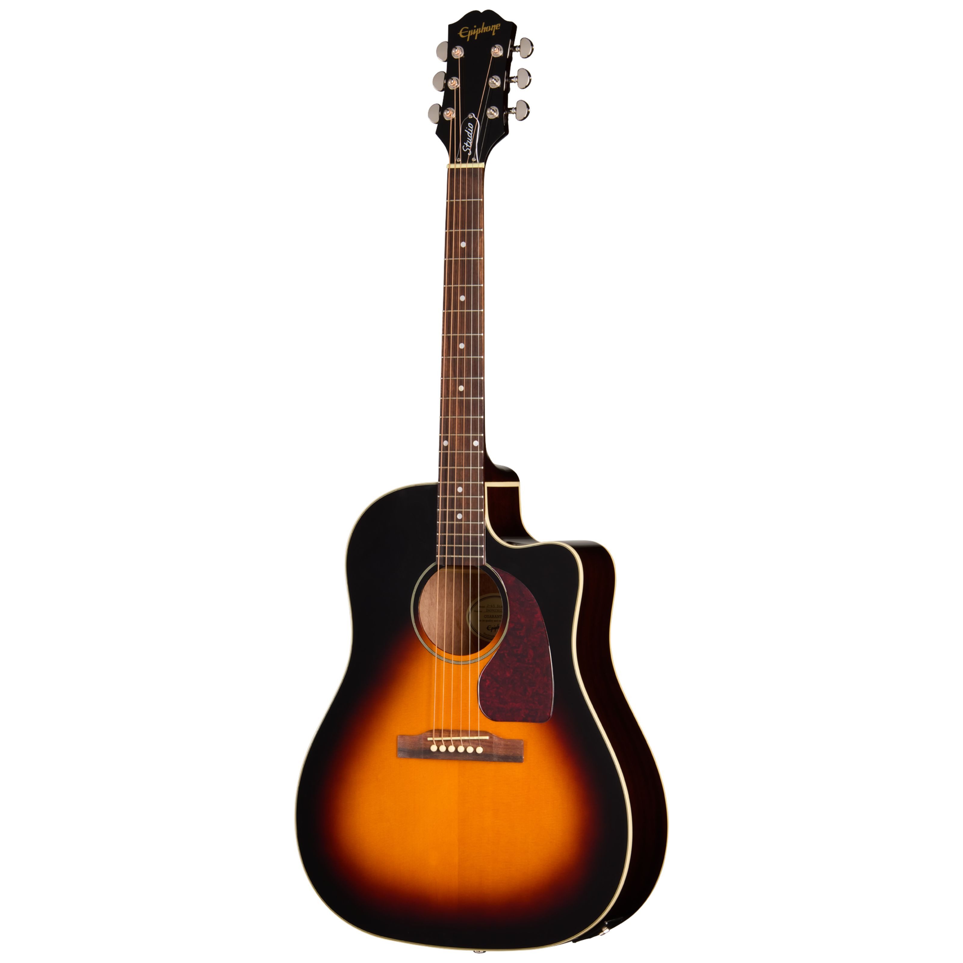 Epiphone Westerngitarre, Westerngitarren, Dreadnought Gitarren, J-45 Studio EC Vintage Sunburst - Westerngitarre